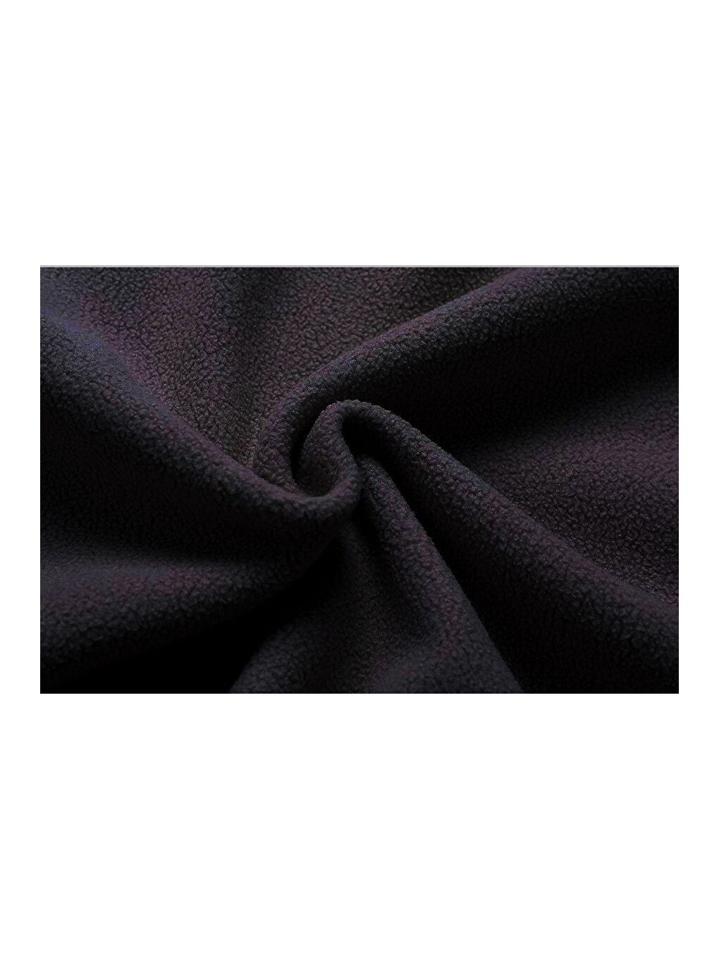 Siyah Erkek Polar Renkli Yarım Fermuarlı Cepli Tactical Flecee-4