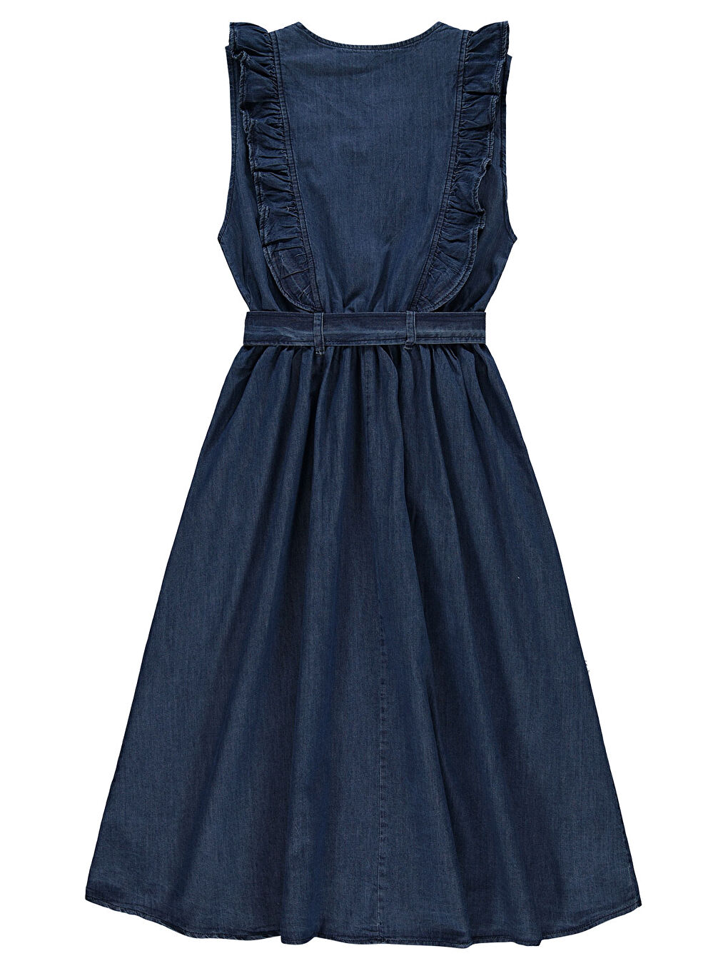 Girls Kız Çocuk Elbise 10-13 Yaş Mavi-1