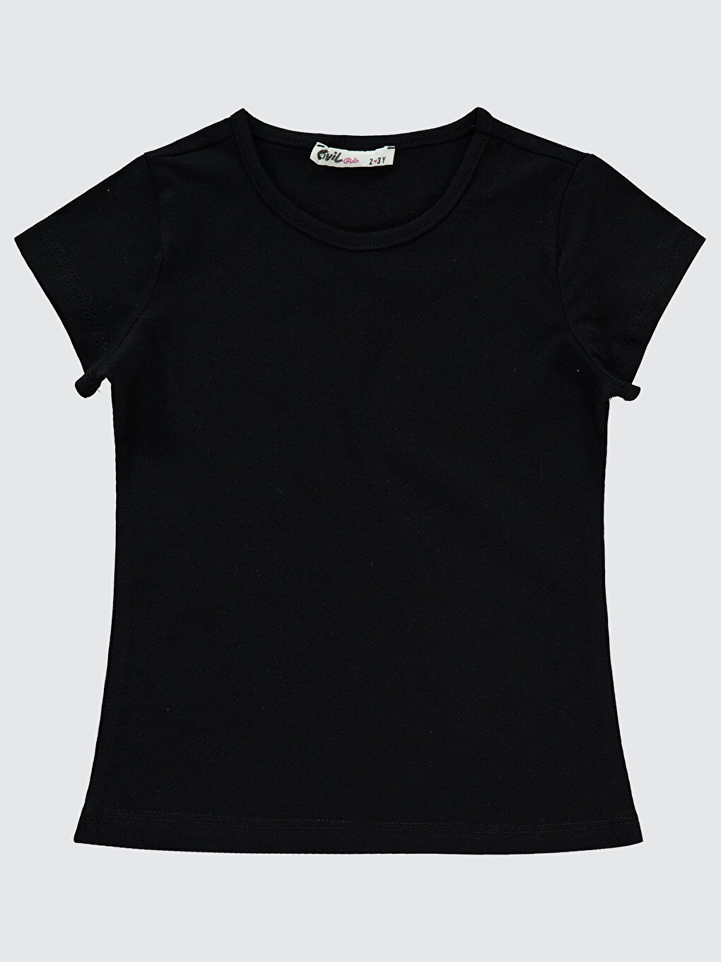 Girls Kız Çocuk Tişört 2-5 Yaş Siyah