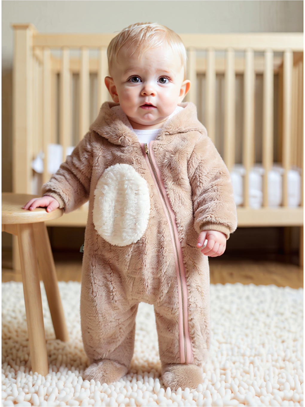 Kahverengi Erkek Bebek Tulum