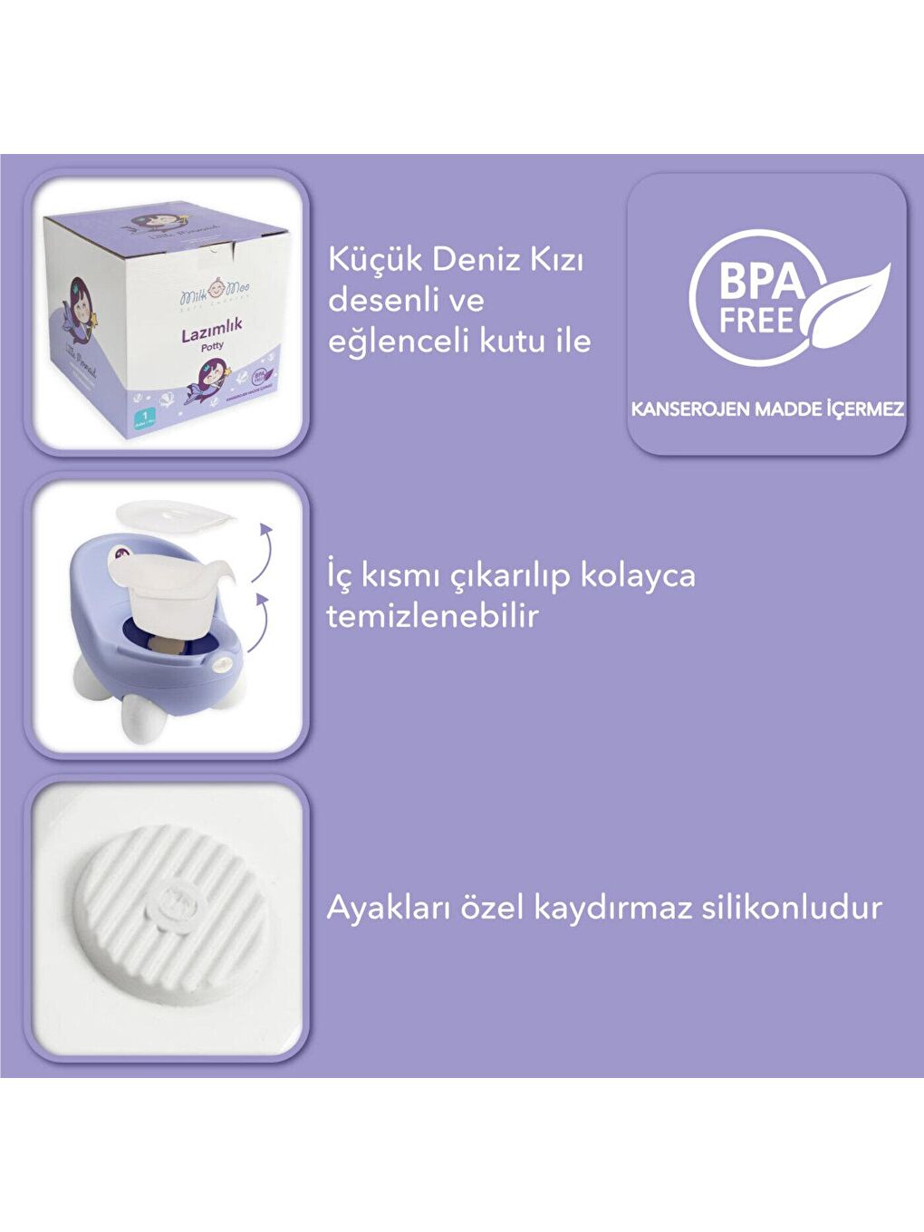 Bebek Lazımlık Küçük Deniz Kızı-4