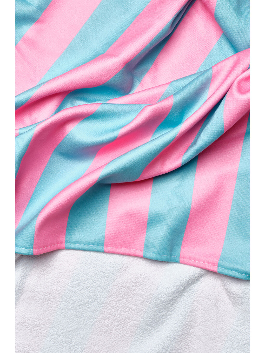 Yeşil Mint Çizgili Plaj Havlusu-2