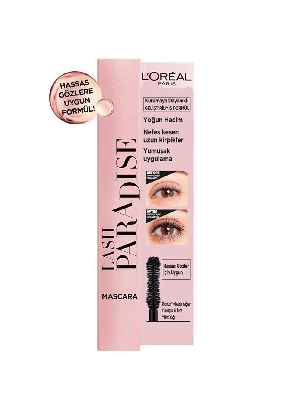 L'Oreal Paris Siyah Lash Paradise Siyah Maskara - 2