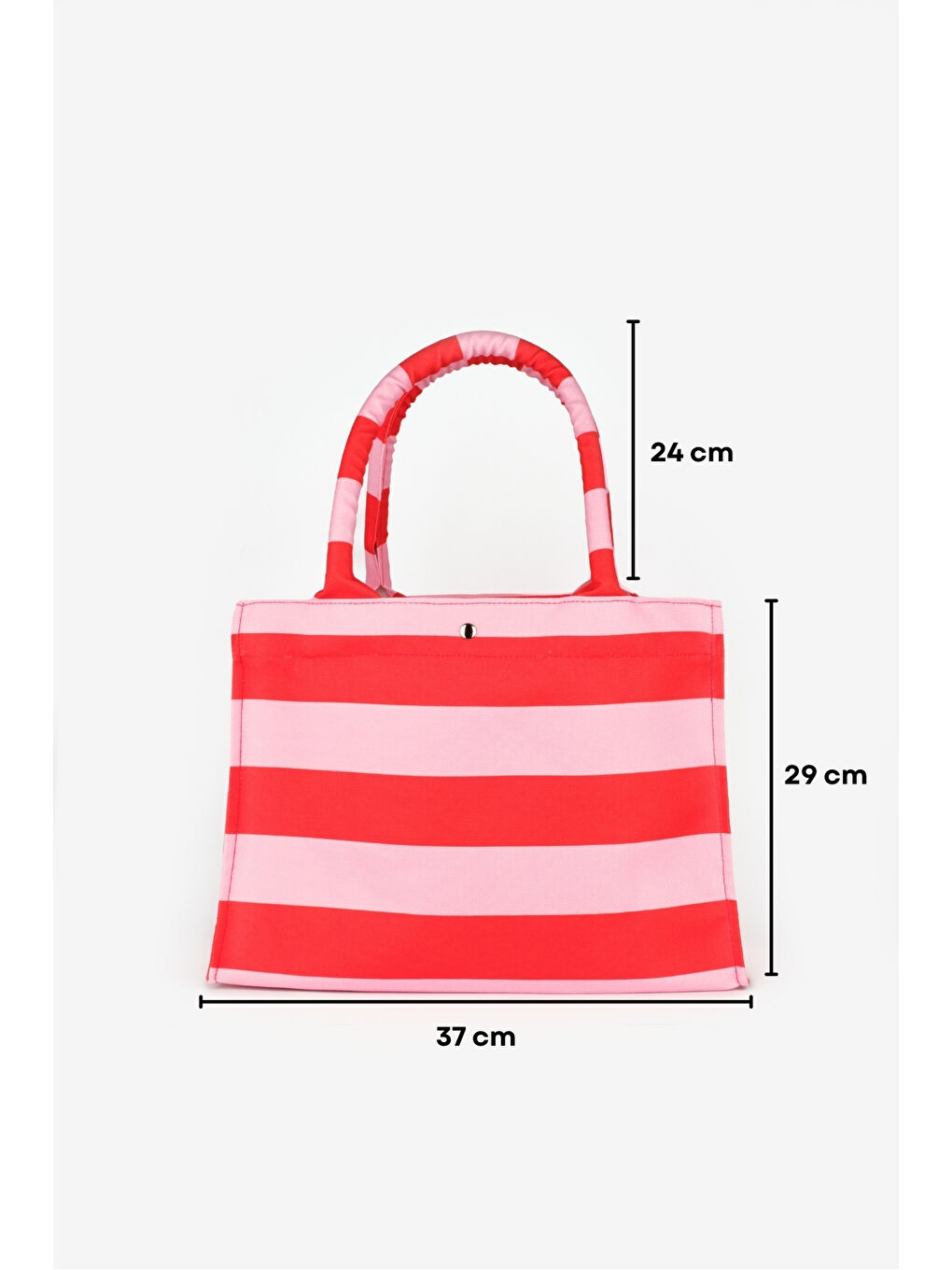 Pembe Çizgili Çocuk Plaj Çantası-3