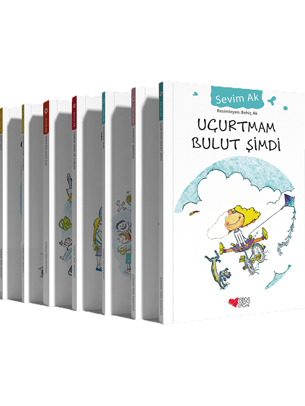 Can Çocuk Yayınları Sevim Ak Seti (7 Kitap) - 1