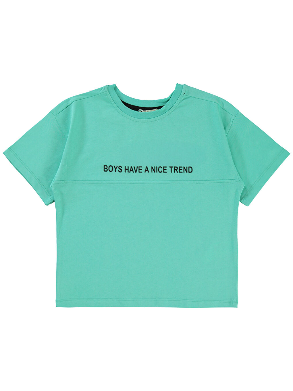 Yeşil Boys Erkek Çocuk Tişört 10-13 Yaş Mint