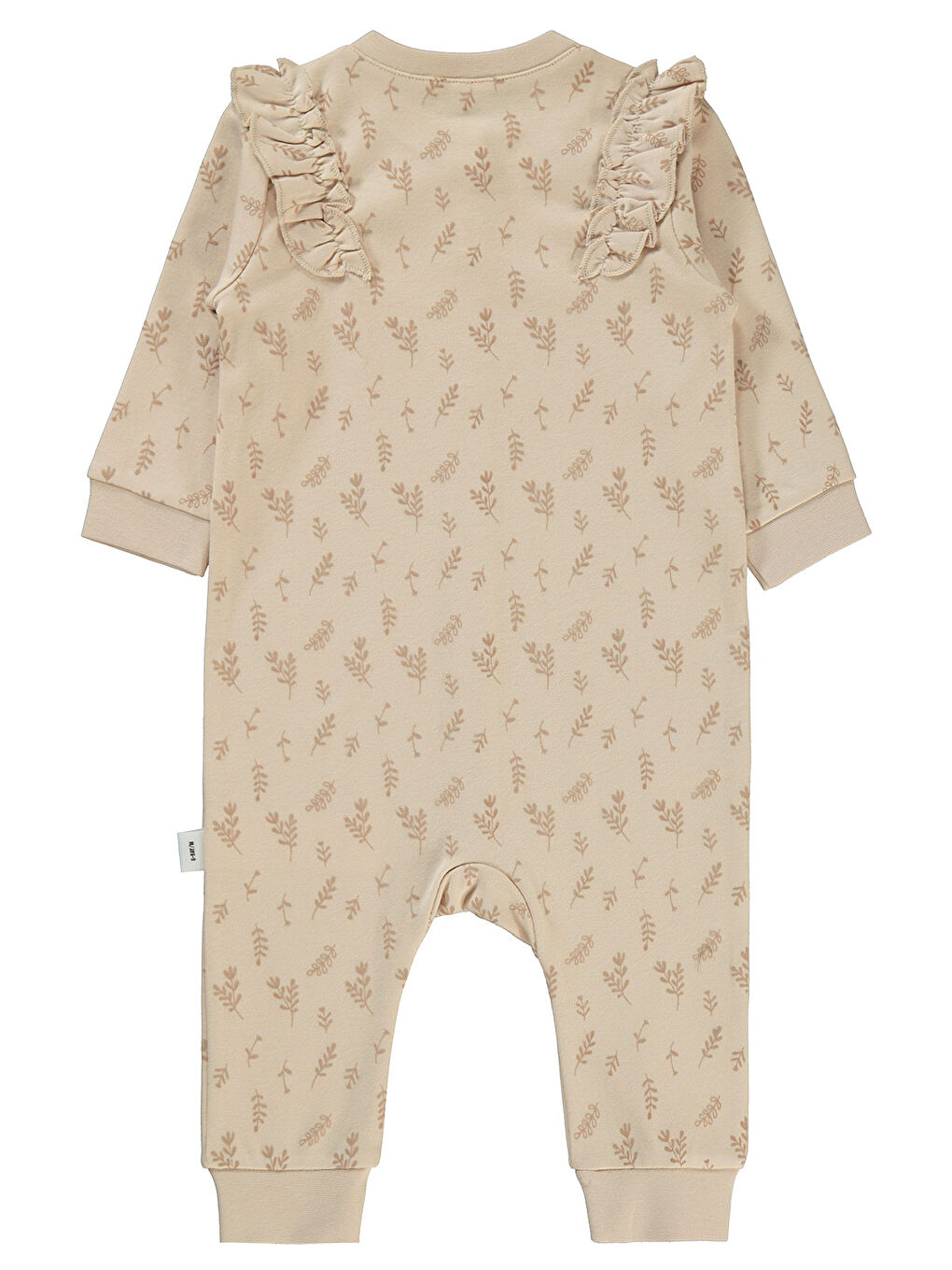 Bej Baby Kız Bebek Patiksiz Tulum 6-18 Ay FilDişi-1