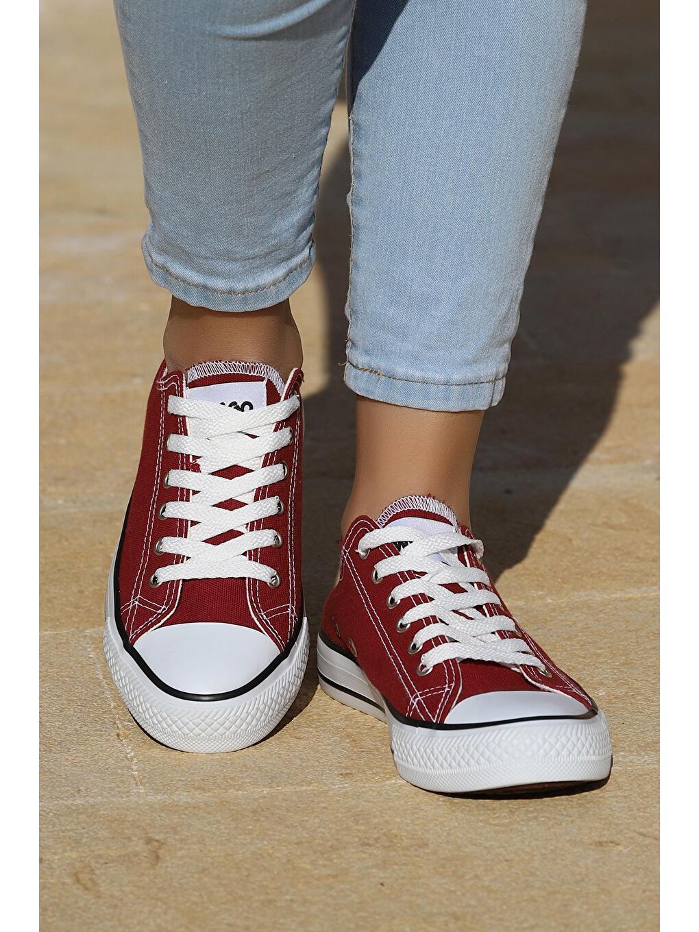 Bordo 2250 Günlük Keten Kadın Spor Ayakkabı-2