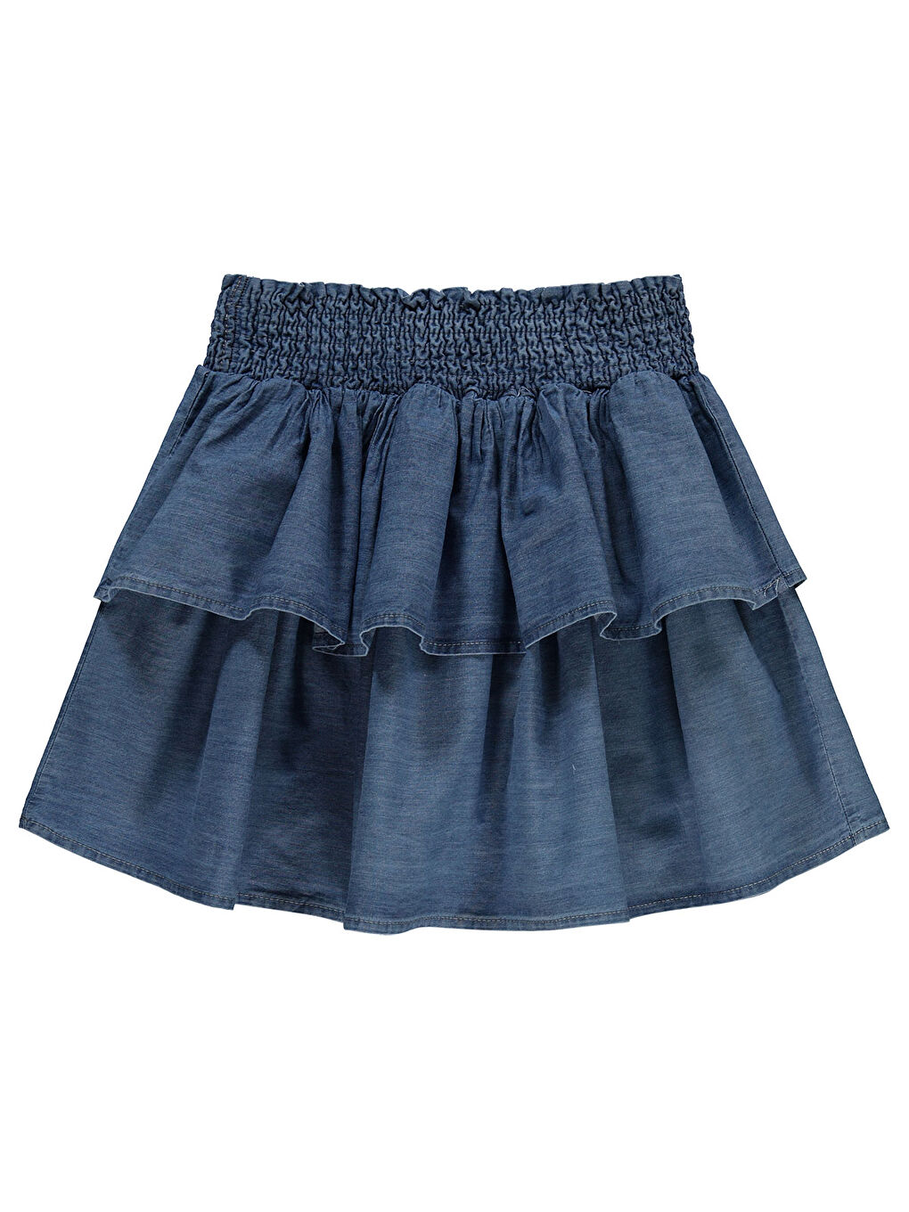 Girls Kız Çocuk Jean Etek 6-9 Yaş Mavi-1