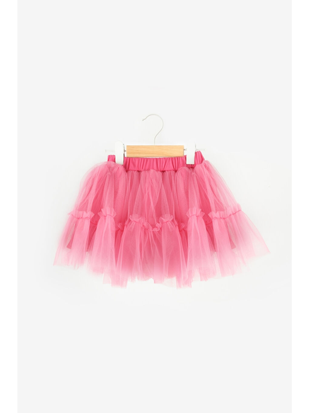 Fuşya Kız Çocuk Tül Etek - Miley