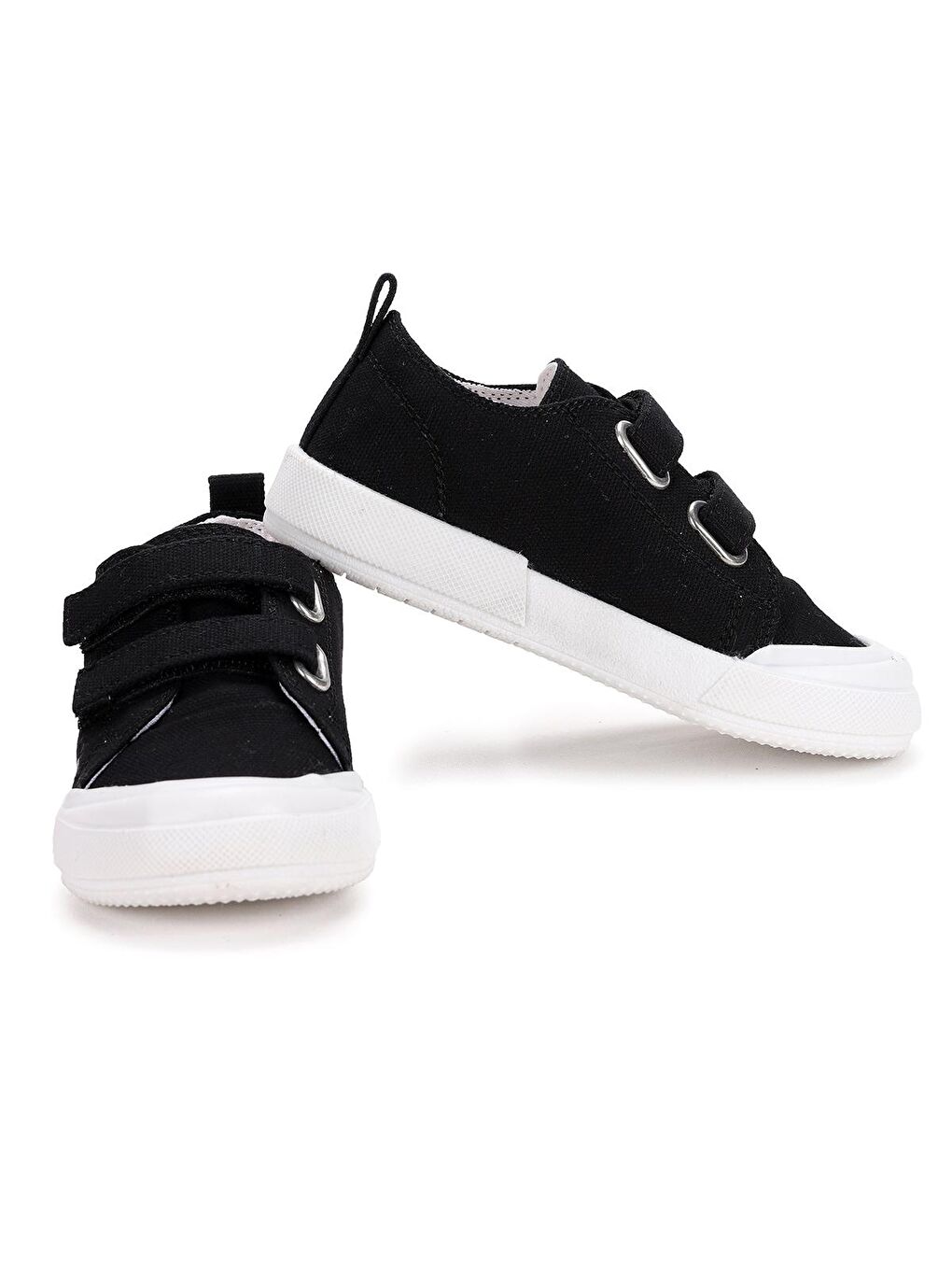 Siyah Luffy Işıklı Kız/Erkek Çocuk Keten Ayakkabı 925.22Y.251-1