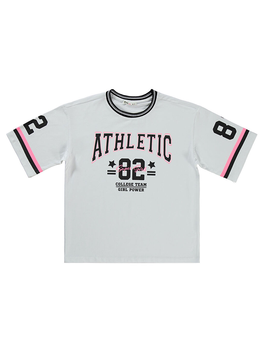 Girls Kız Çocuk Tişört 10-13 Yaş Beyaz-2