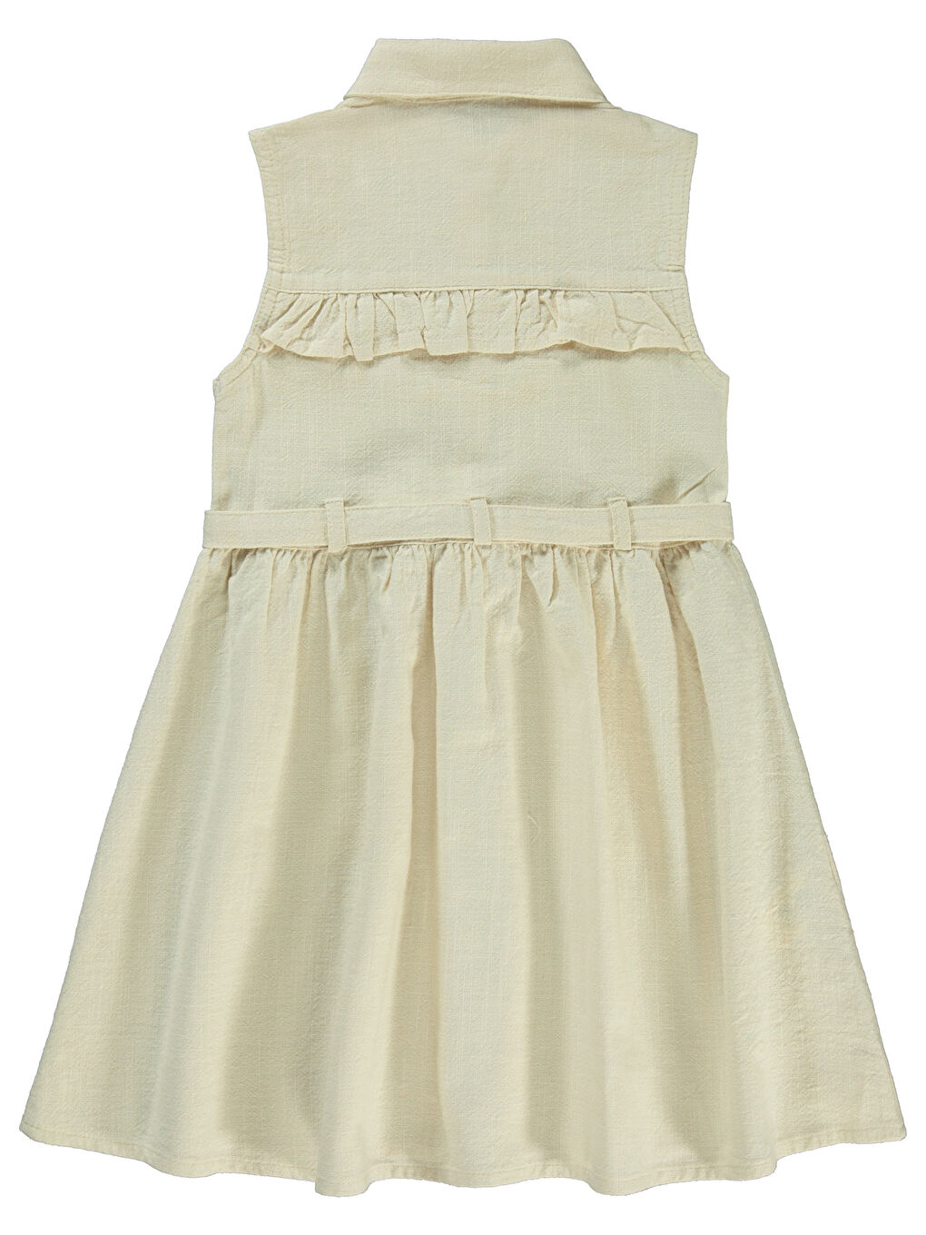 Girls Kız Çocuk Elbise 6-9 Yaş Bej-1