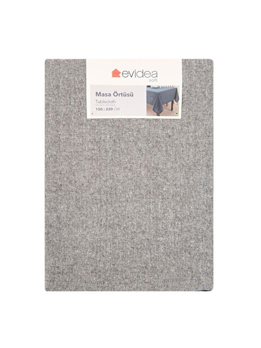 Soft Mato Püsküllü Masa Örtüsü - Siyah - 150x220 cm-4