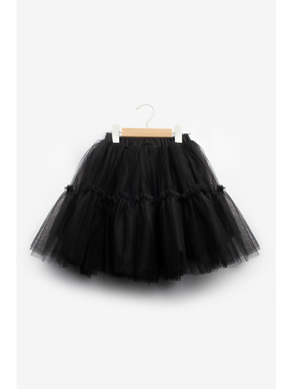 Siyah Kız Çocuk Tül Etek - Miley