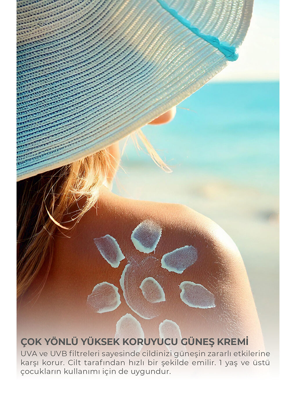 Sun Cream Çok Yönlü Yüksek Koruyucu Güneş Kremi SPF 50+ 75 ml-2