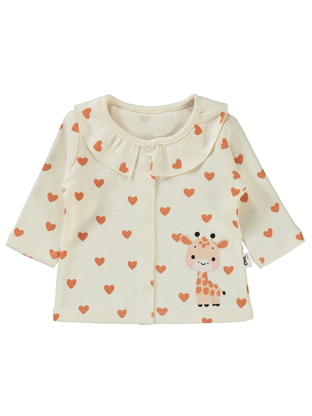 Bej Baby Kız Bebek Pijama Takımı 1-6 Ay FilDişi-2