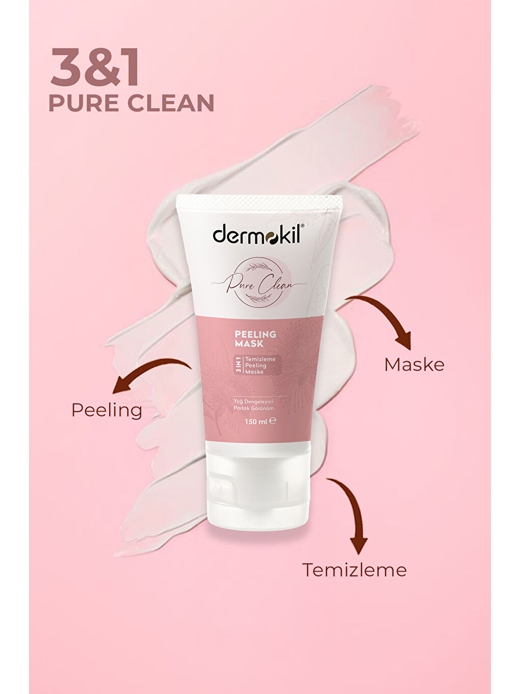 Pure Peeling Maske 3in1 150 ml-1