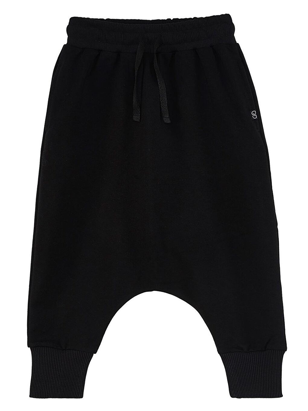 Siyah Comfy Baggy Eşofman Altı Şalvar-4