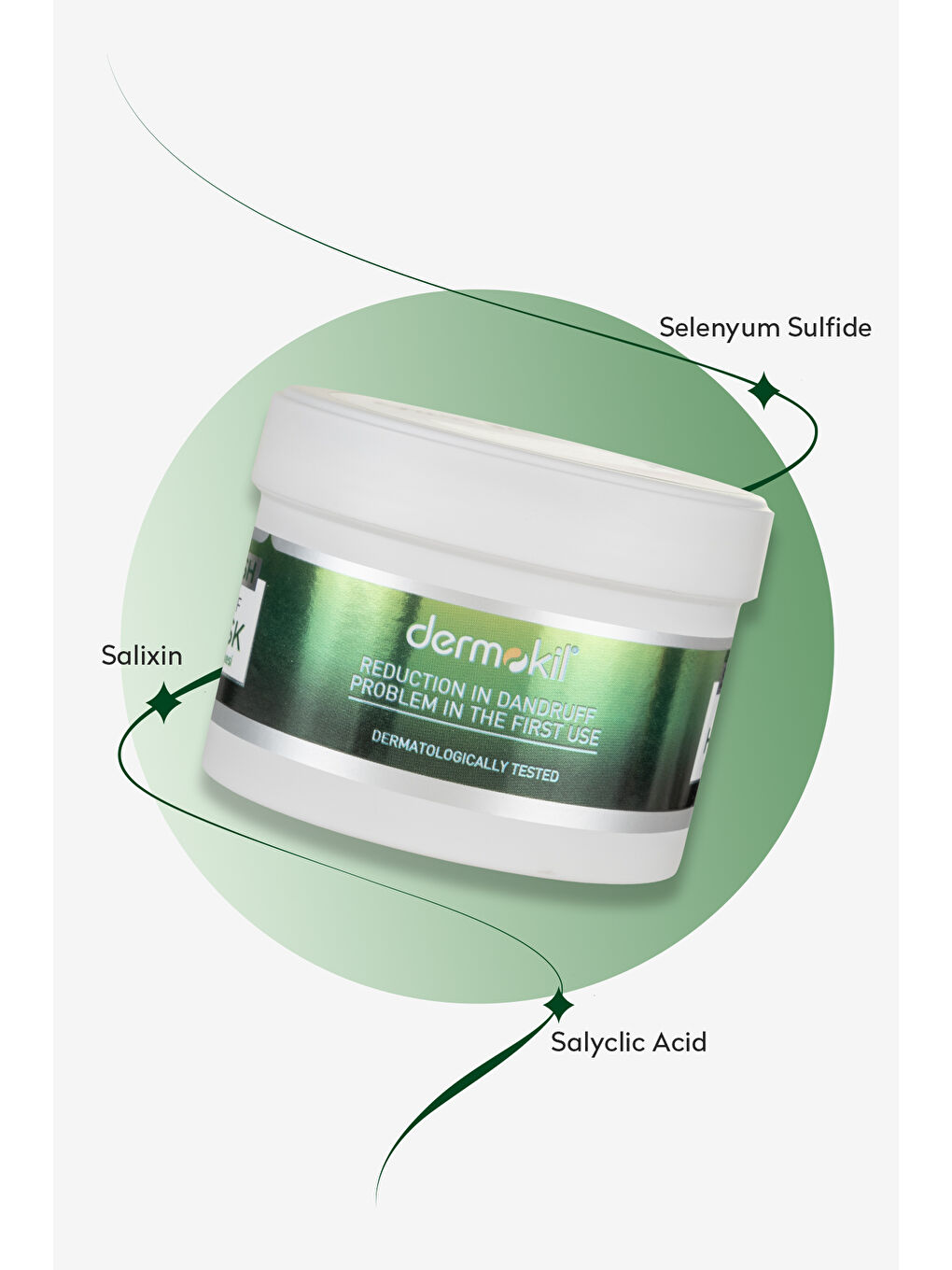 Selenyum Sulfide &Salixin Kepeğe Karşı Saç Maskesi 250 ml-2