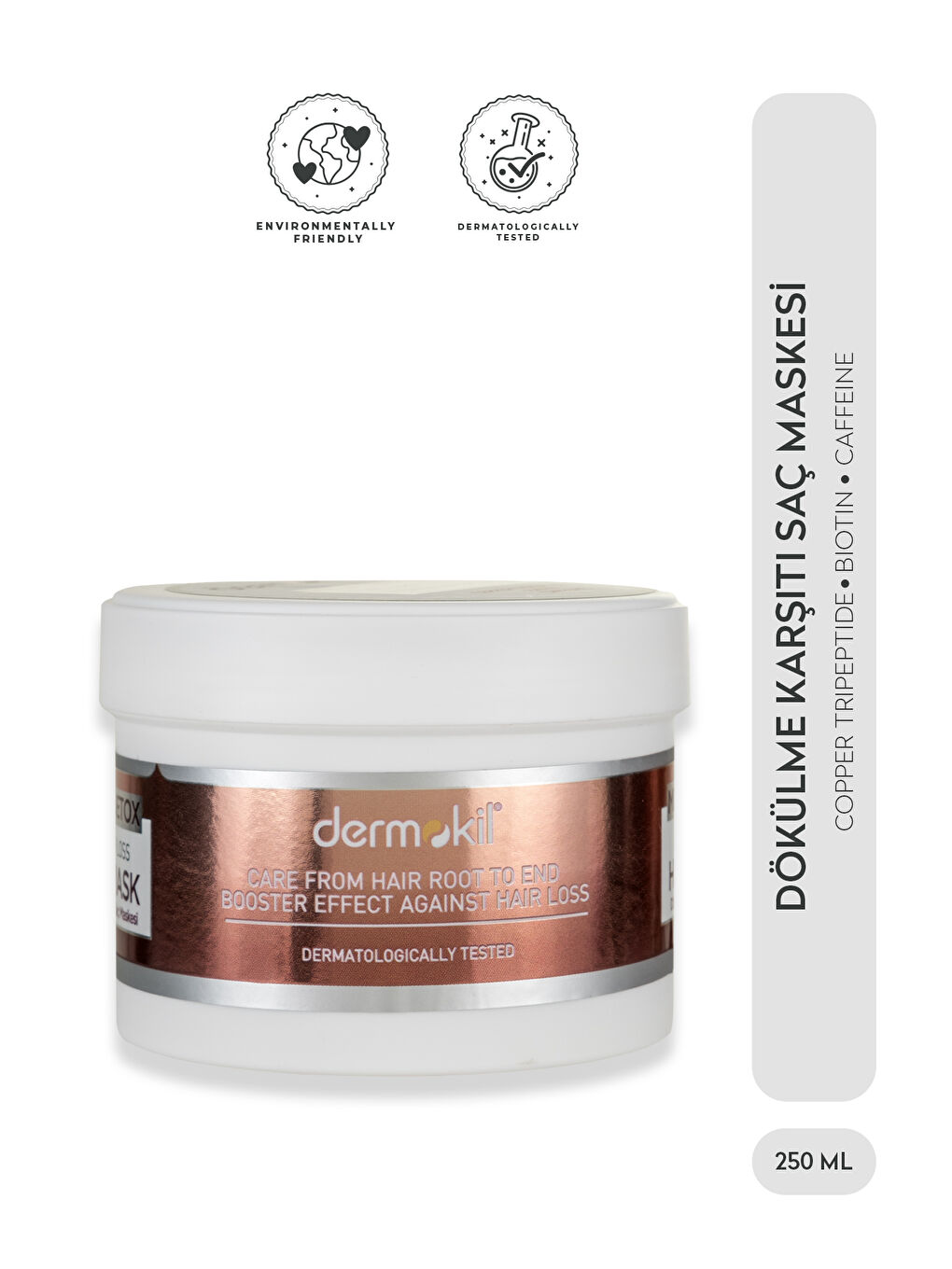 Bakır Peptid& Biotin & Caffein Saç Maskesi 250 ml