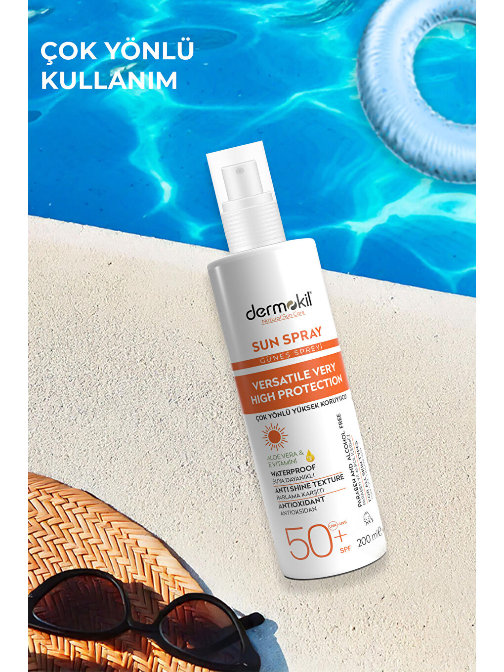 Çok Yönlü Yüksek Koruyucu Güneş Spreyi 200 ml-1