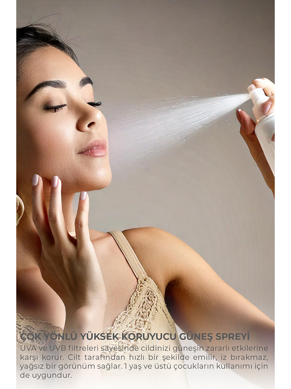 Çok Yönlü Yüksek Koruyucu Güneş Spreyi 200 ml-2