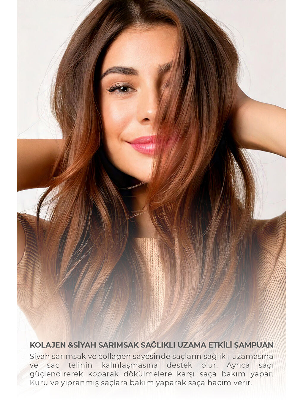 Kolojen & Siyah Sarımsak Sağlıklı Uzama Etkili Şampuan 1 L-2