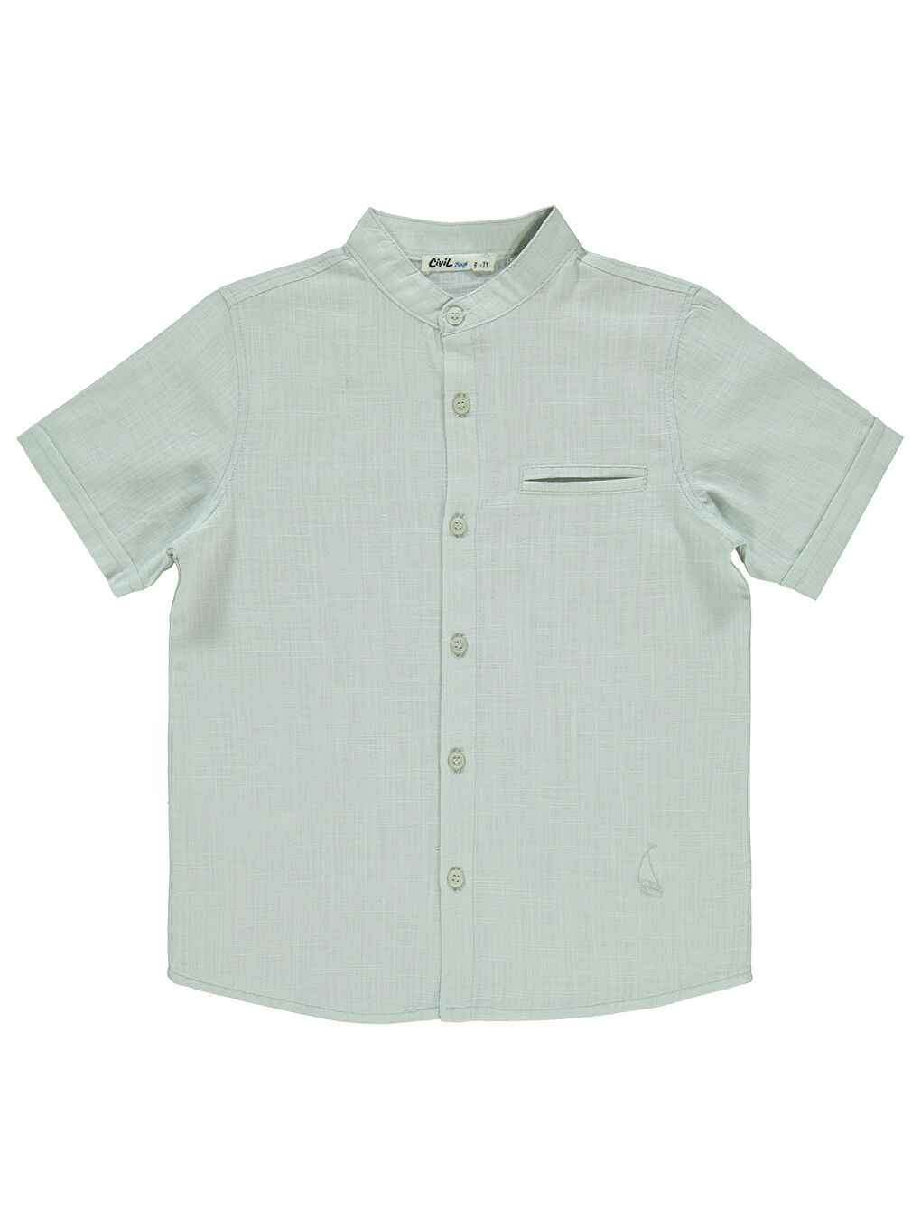 Boys Erkek Çocuk Gömlek 6-9 Yaş Açık Gri