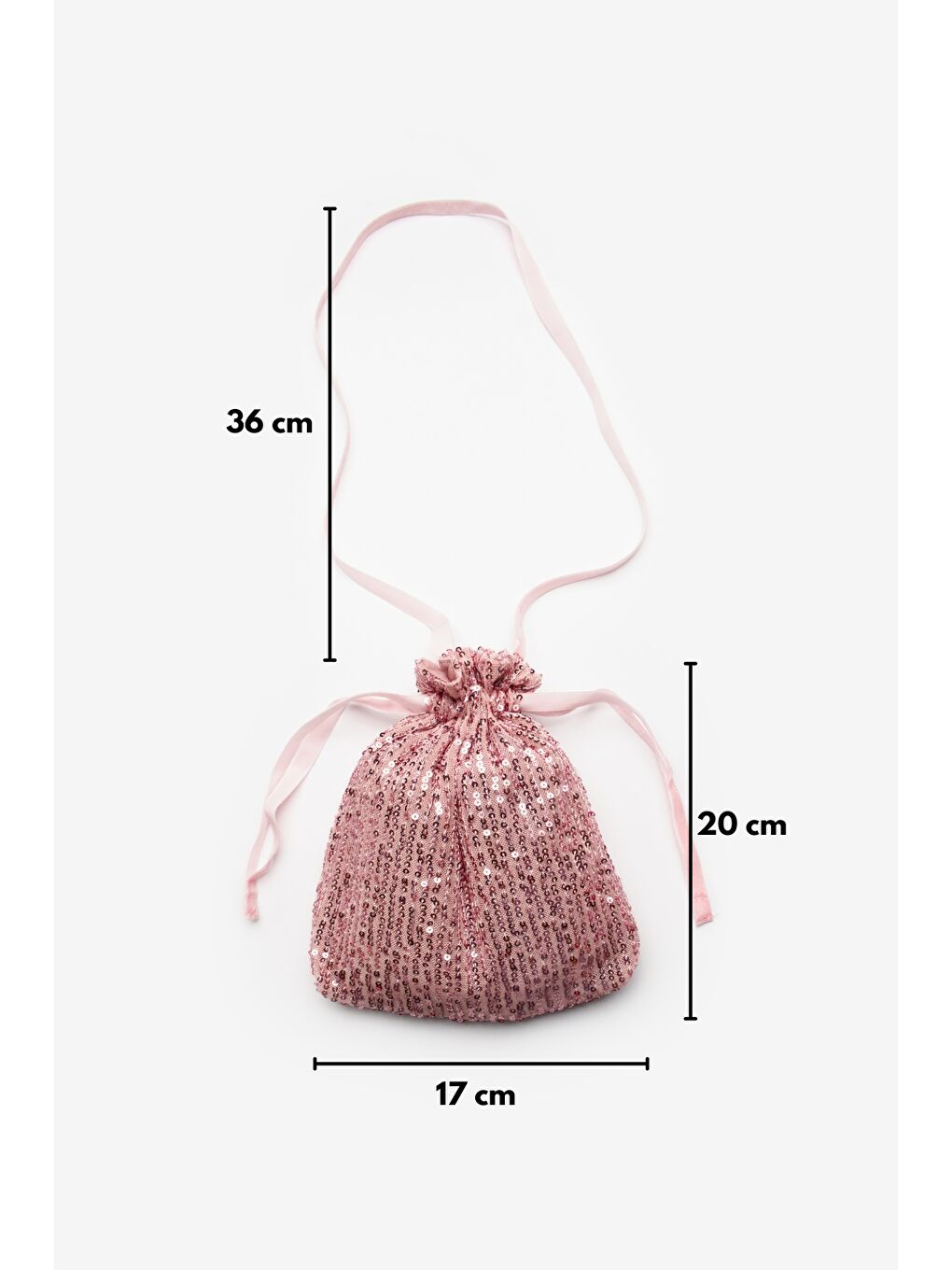 Pembe Sıralı Pullu Kız Çocuk Çanta-2