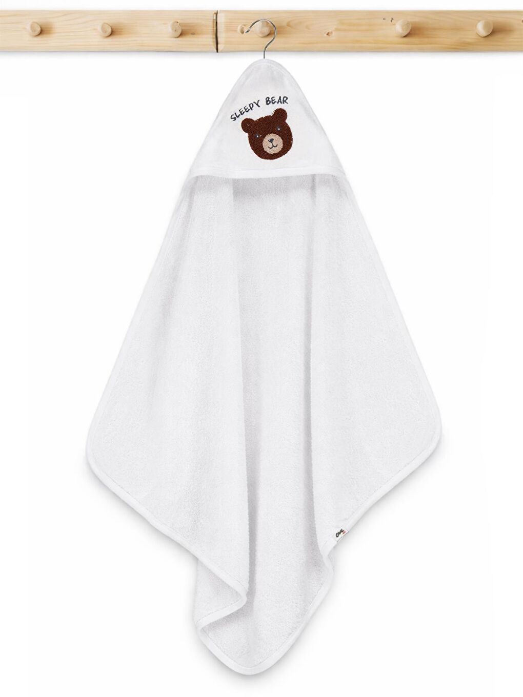 Baby Ayıcık Nakışlı Havlu - Ekru Standart-2