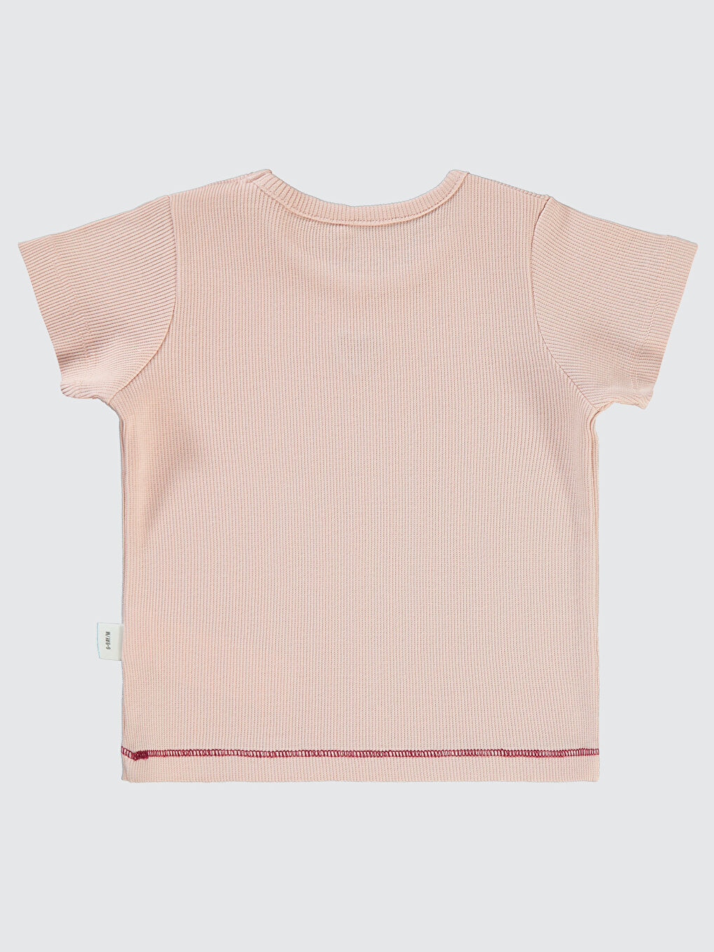 Pembe Baby Kız Bebek Tişört 6-18 Ay Pudra-1
