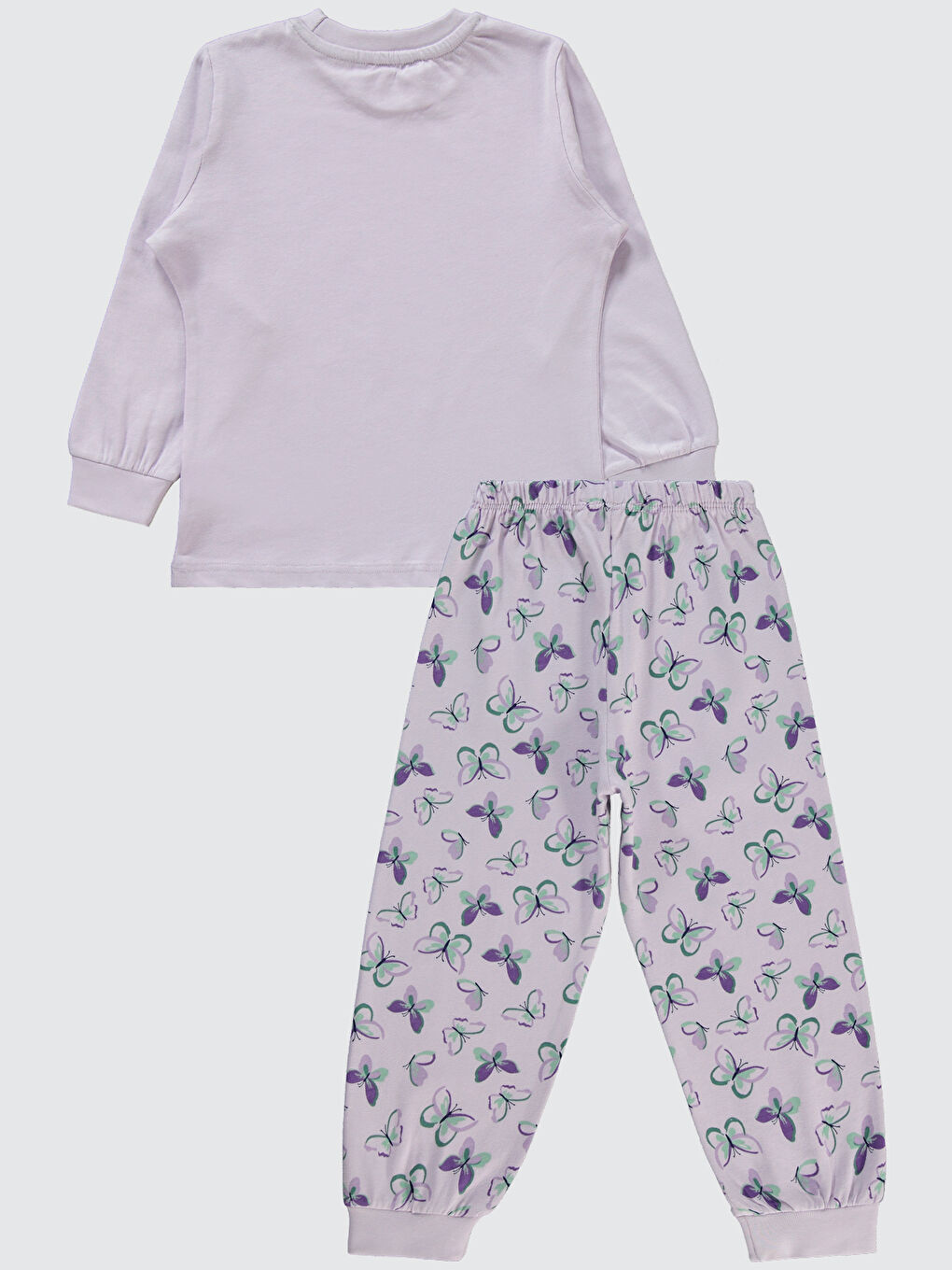 Mor Girls Kız Çocuk PijamaTakımı 2-5 Yaş Nazik Lavanta-1