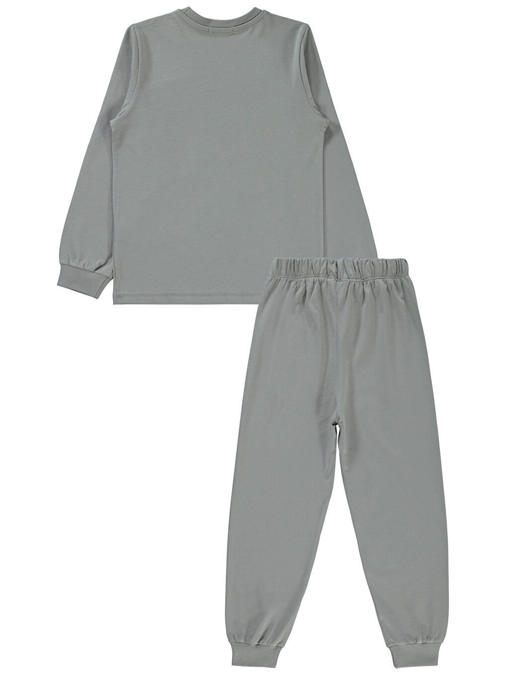 Boys Erkek Çocuk Pijama Takımı 6-9 Yaş Gri-2
