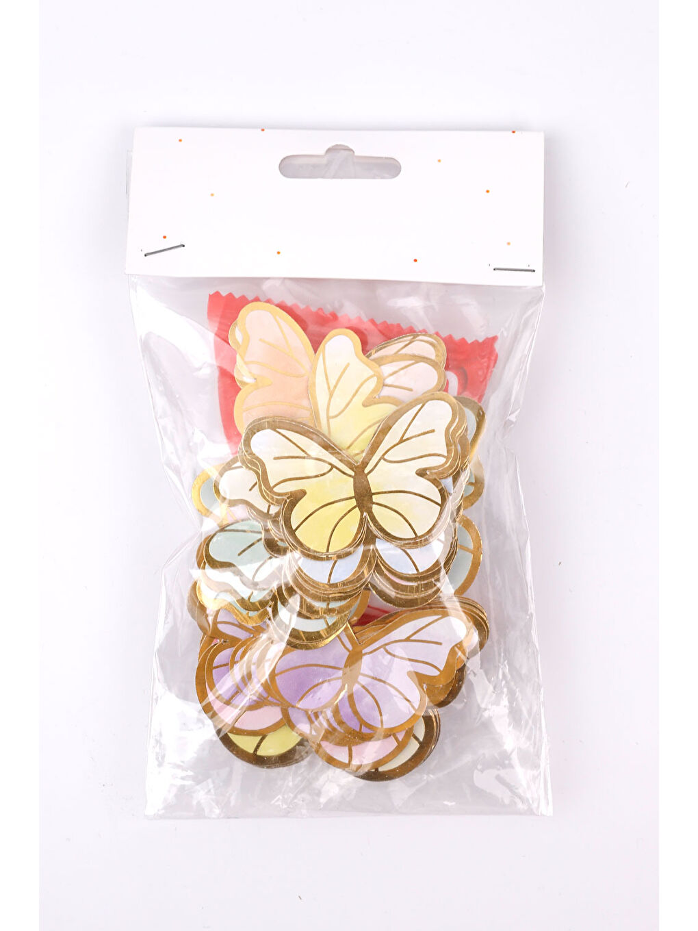 Karışık Çok Renkli 60'lı Kelebek Parti Süsü-2