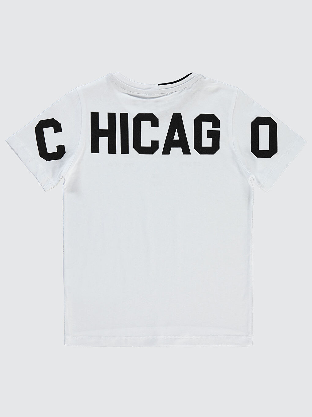 Boys Erkek Çocuk Tişört 6-9 Yaş Beyaz-1