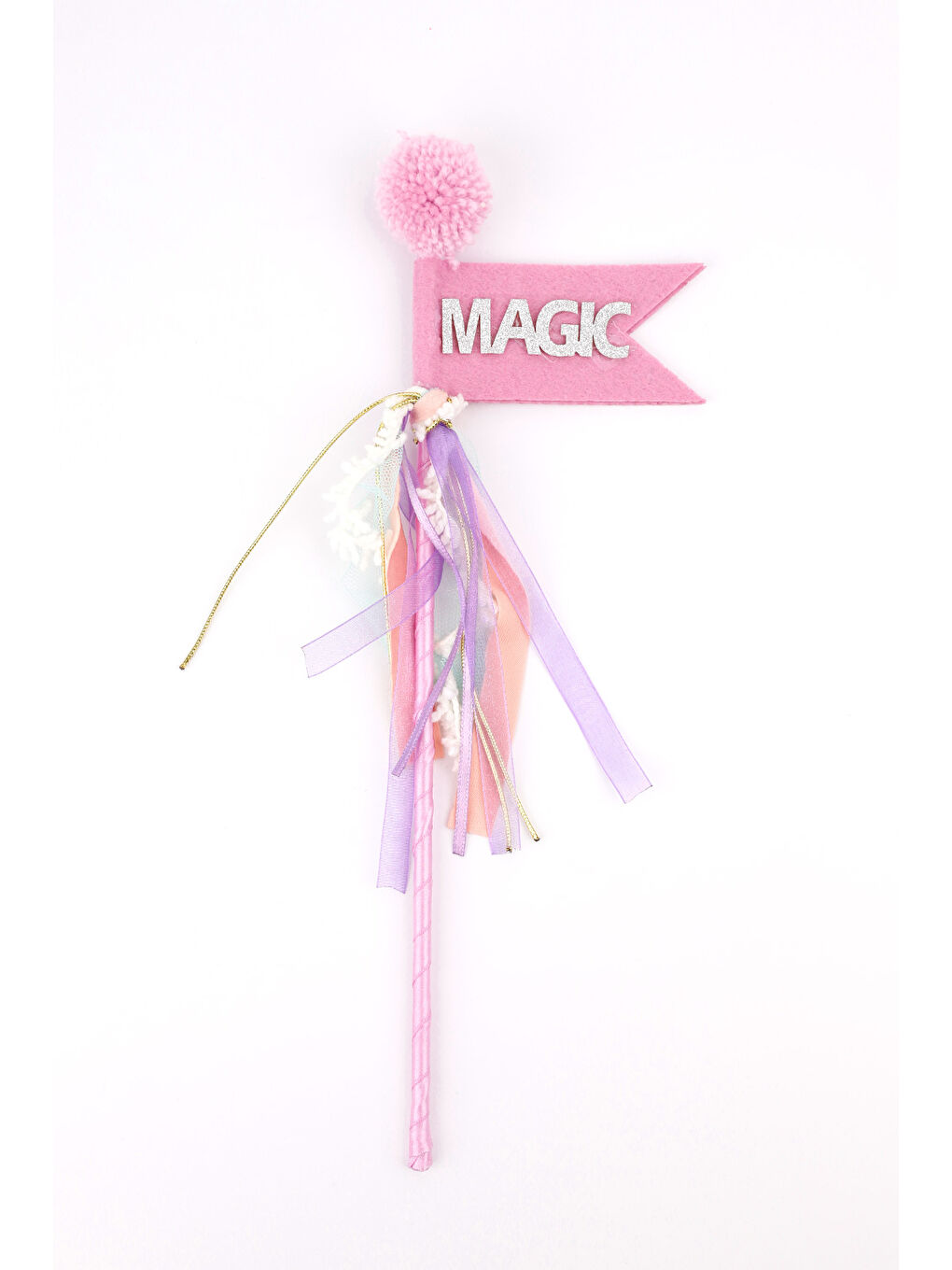 Lila Simli Magic Yazılı Taç ve Asa Set-2