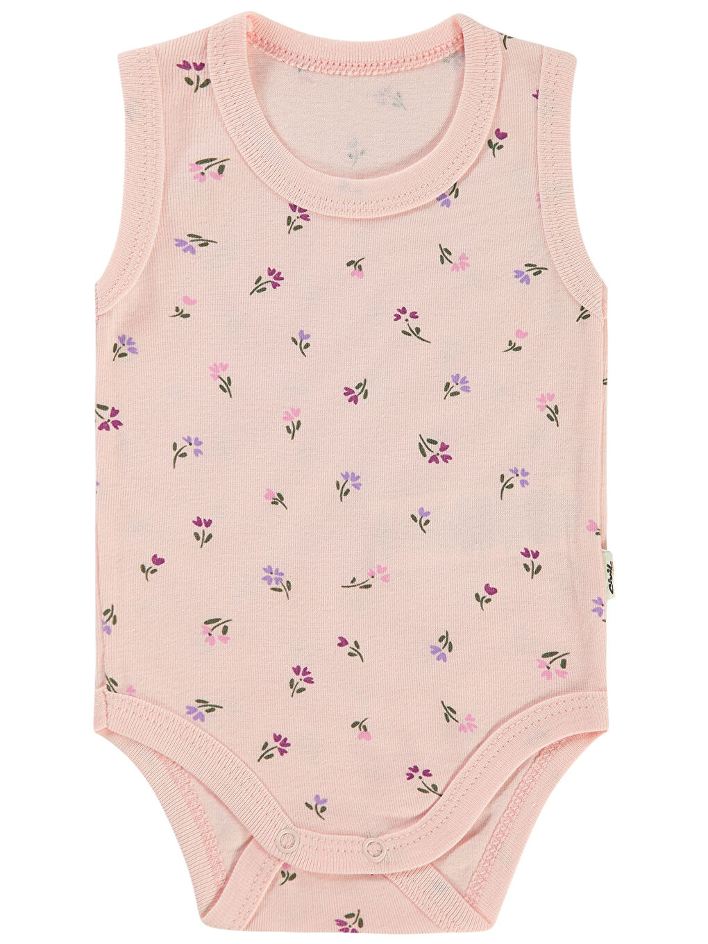 Baby Kız Bebek Çıtçıtlı Badi 1-36 Ay Pembe