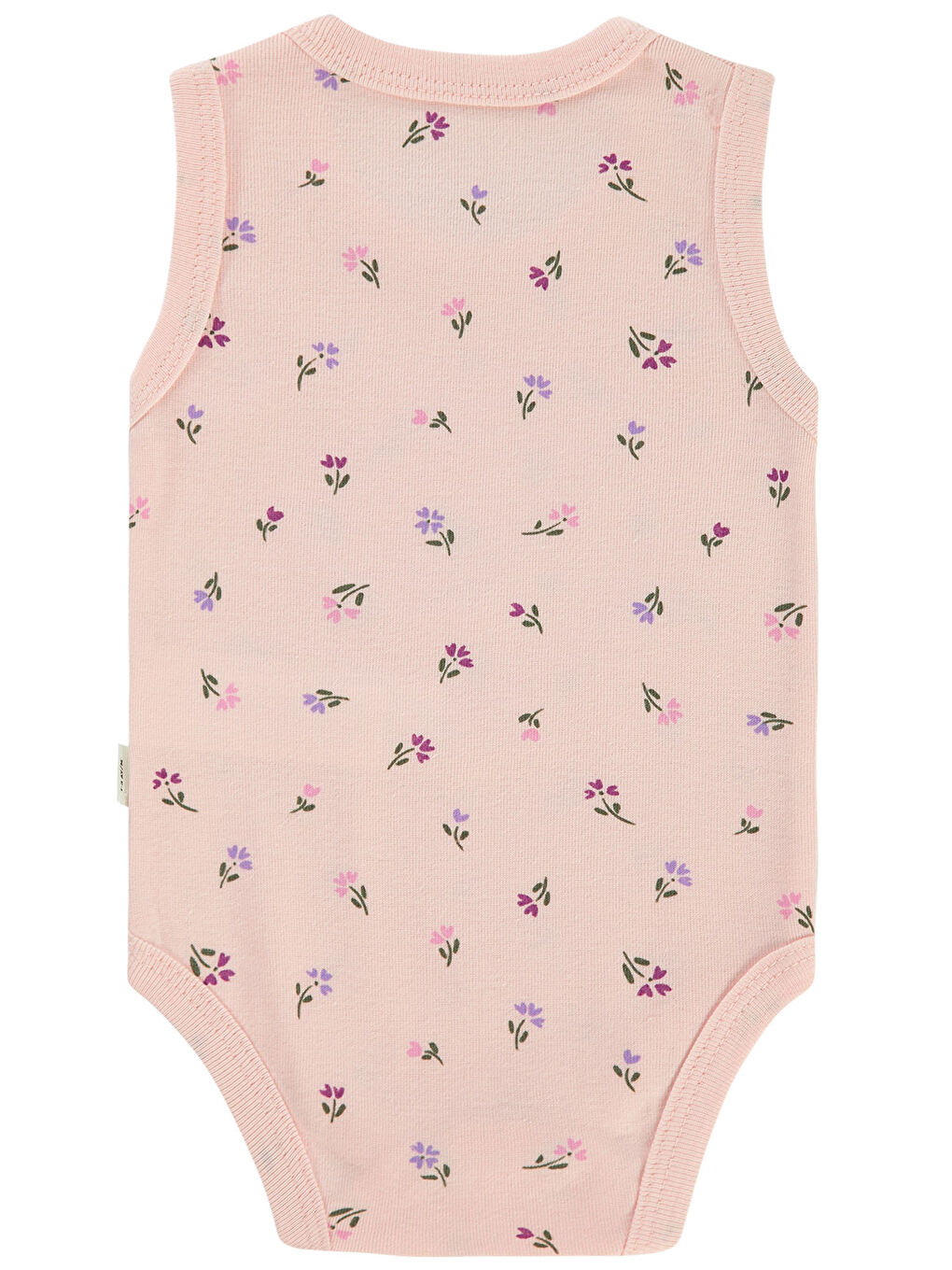 Baby Kız Bebek Çıtçıtlı Badi 1-36 Ay Pembe-1