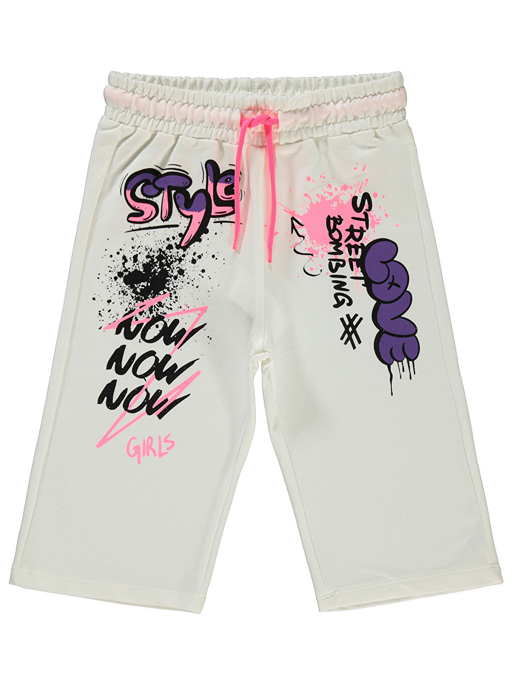 Girls Kız Çocuk Kapri 6-9 Yaş Ekru