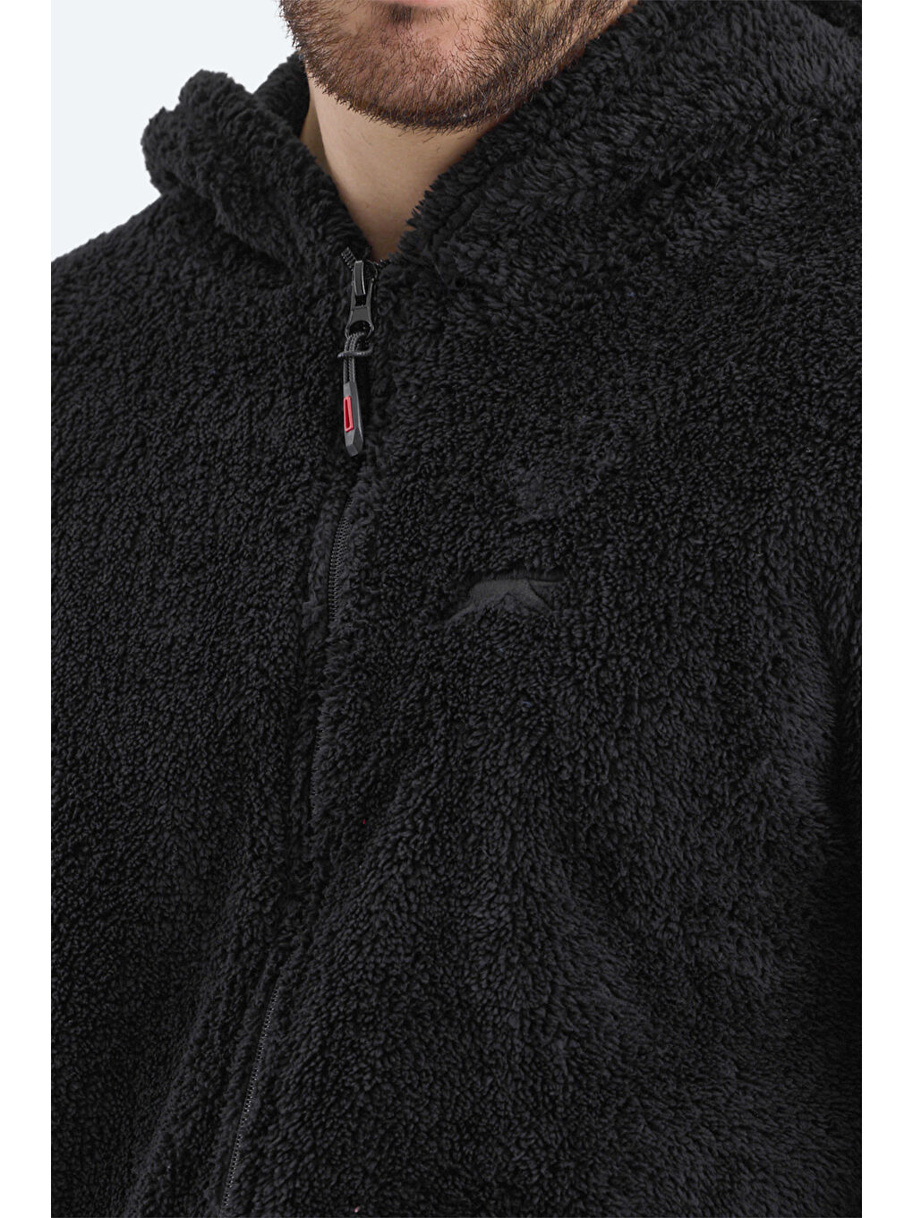 SABAS I Erkek Fermuarlı Sweatshirt Siyah-3