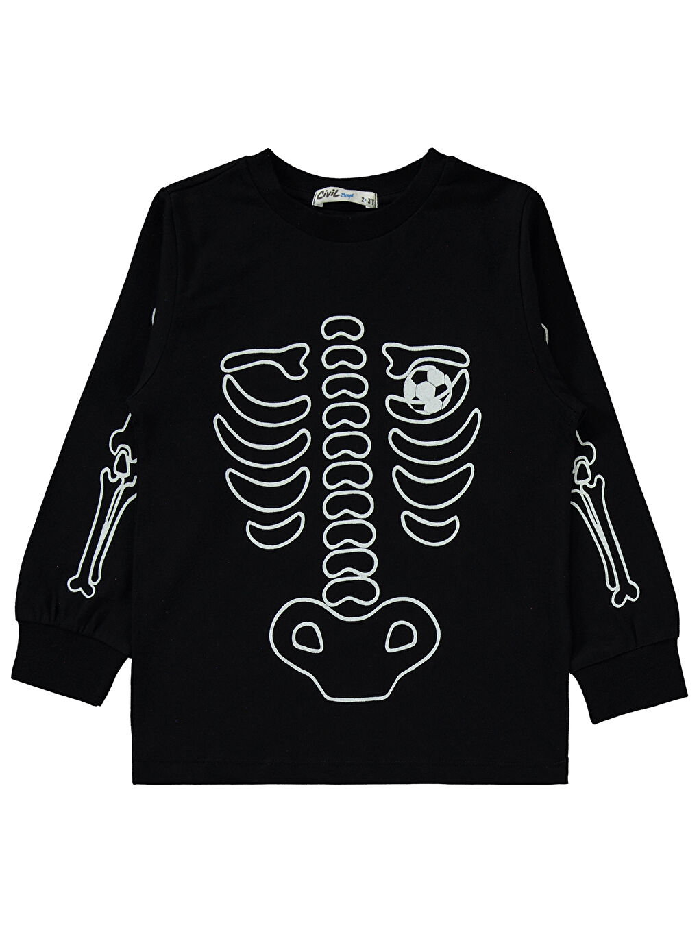 Boys Erkek Çocuk Pijama Takımı 2-5 Yaş Siyah-3