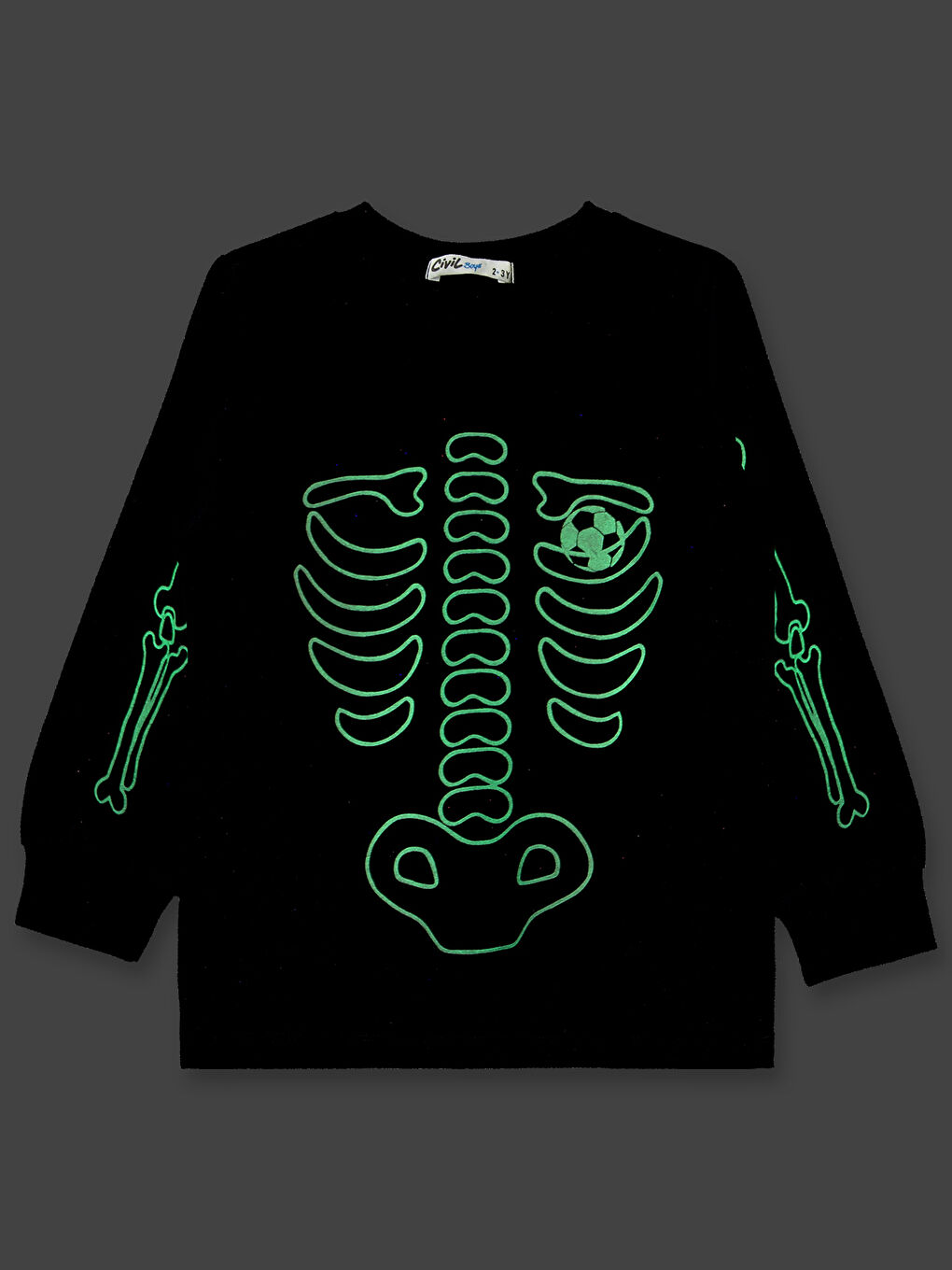 Boys Erkek Çocuk Pijama Takımı 2-5 Yaş Siyah-4