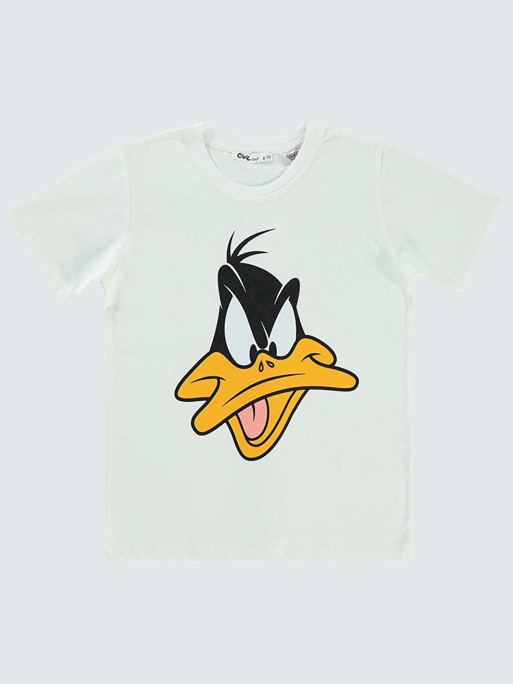 Looney Tunes Erkek Çocuk Tişört 6-9 Yaş Ekru
