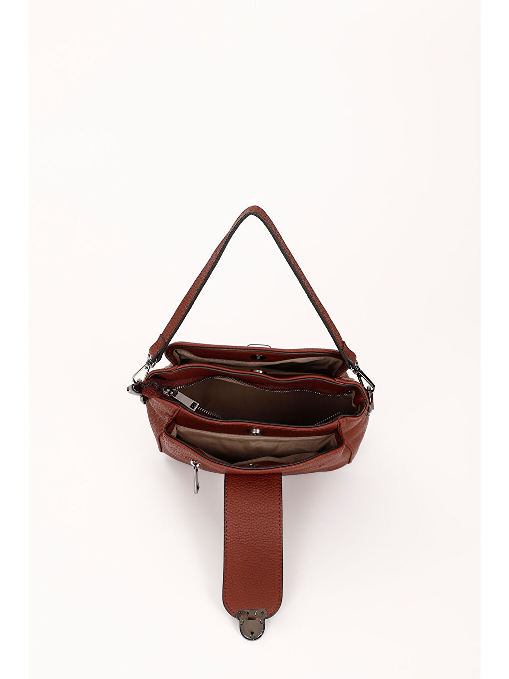 Bordo BORDO Küçük Boy Kadın El Ve Omuz Çantası K5028-5