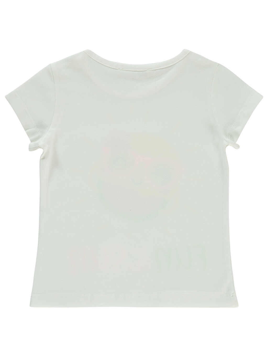 Girls Kız Çocuk Tişört 2-5 Yaş Ekru-1