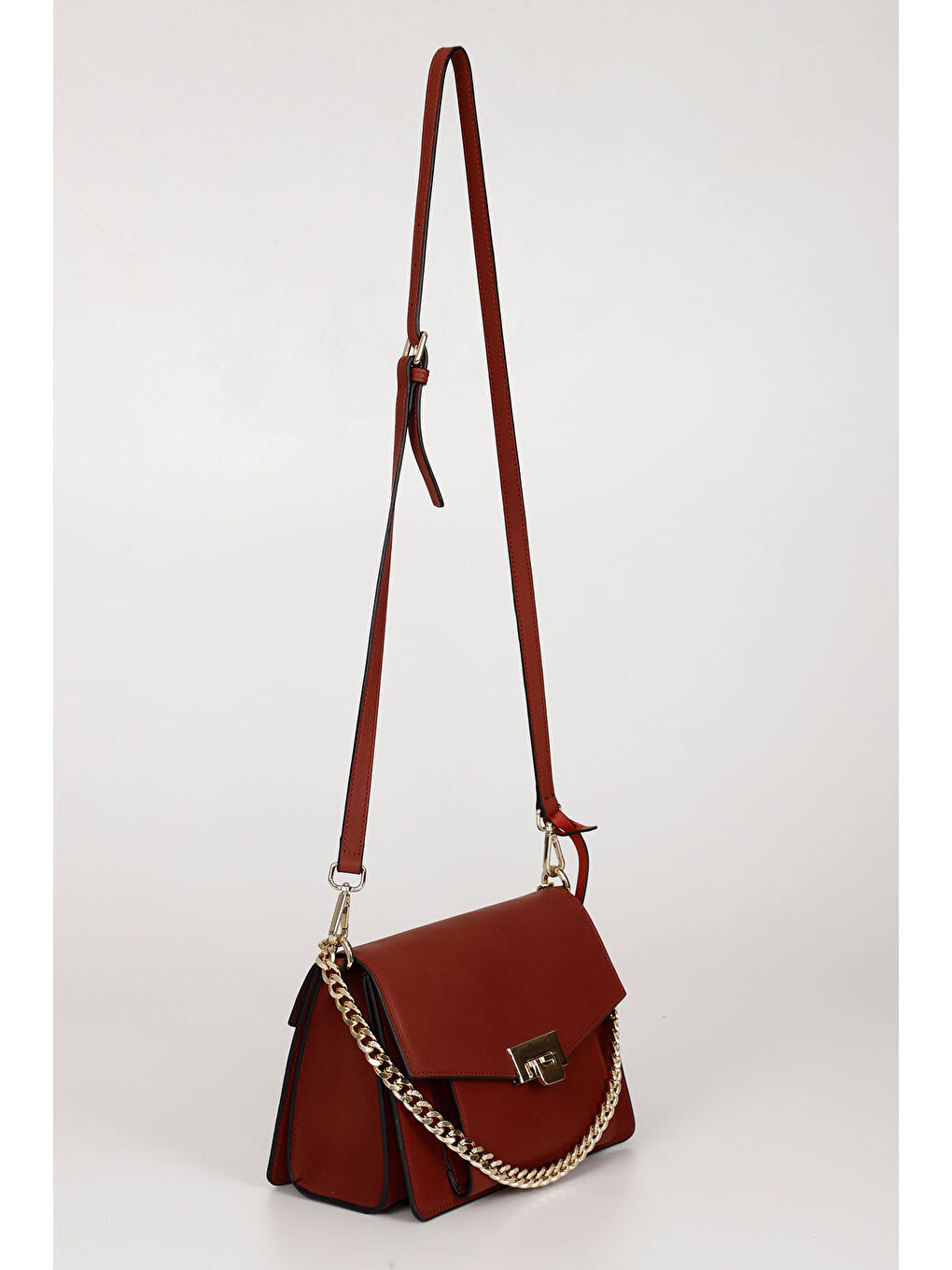 Bordo AÇIK BORDO Platinum Hakiki Deri Kadın El Ve Omuz Çantası K7289-1