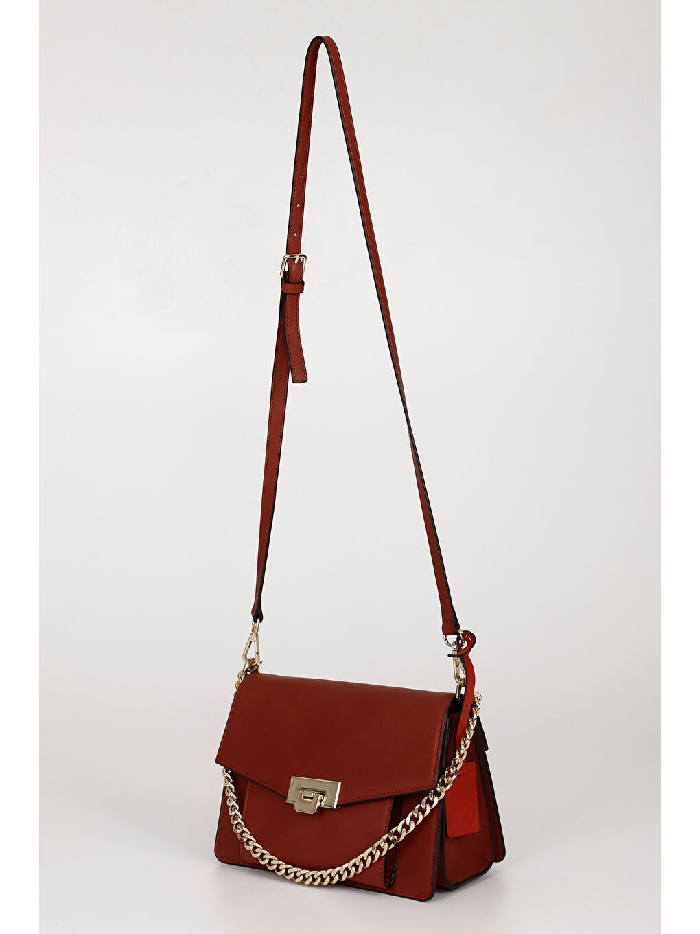 Bordo AÇIK BORDO Platinum Hakiki Deri Kadın El Ve Omuz Çantası K7289-2