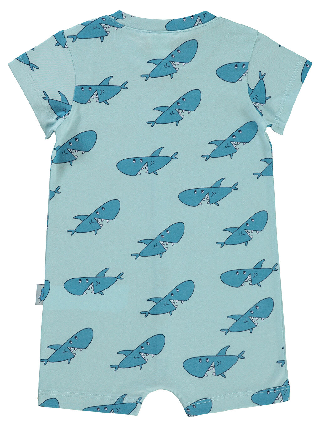 Baby Erkek Bebek Patiksiz Tulum 6-18 Ay Soft Mavi-1