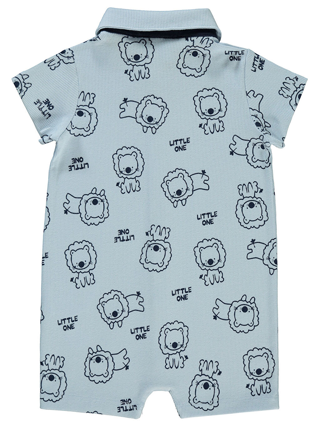 Baby Erkek Bebek Patiksiz Tulum 6-18 Ay Açık Mavi-1